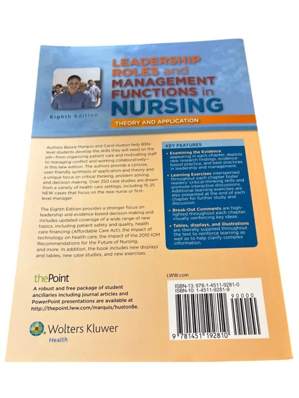 Leadership Roles & Management Functions In Nursing 8th Ed Bessie L. Marquis etc